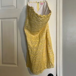 Size 14 Lilly Pulitzer strapless dress